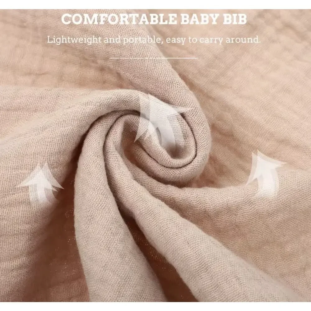 Muslim Cotton Baby Bibs Multi-colors, Brand New Pack Of 8 Unisex